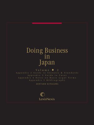 cover image of Doing Business in Japan